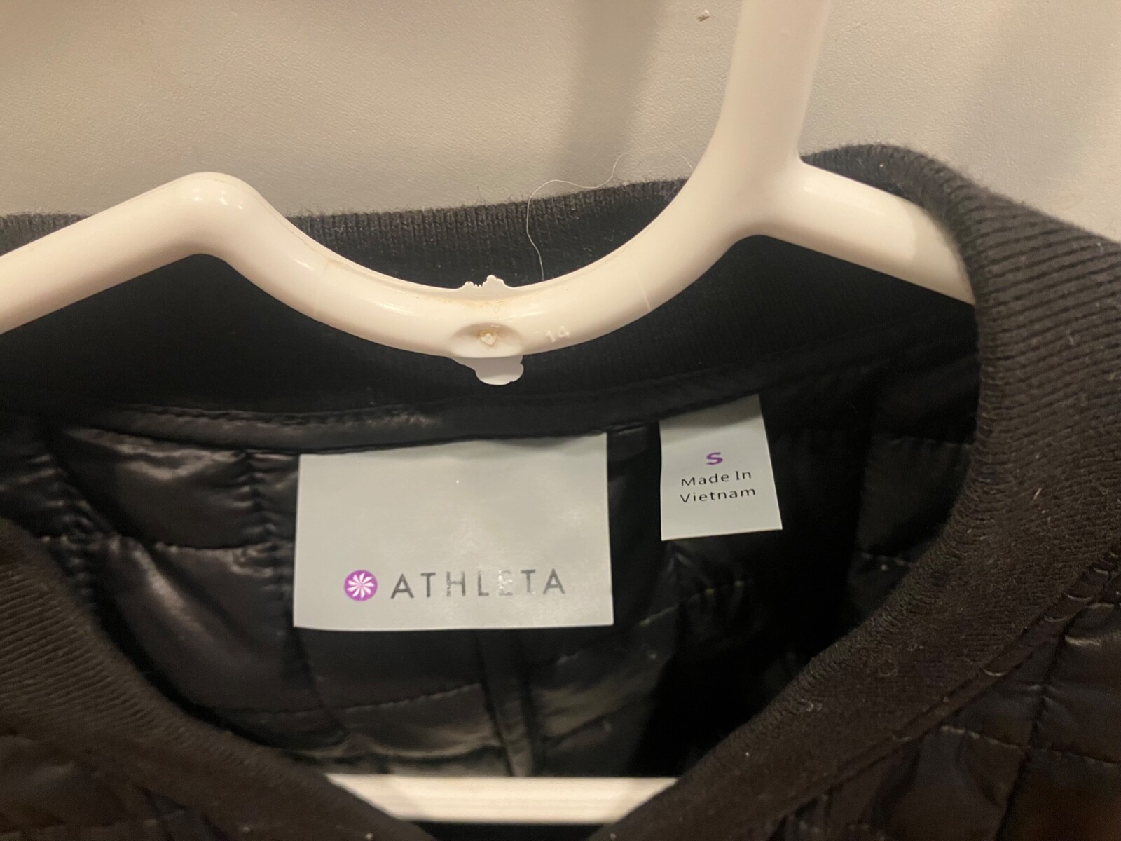 Athleta Grandview PrimaLoft Quilted Puffer Coat Jacket Lightweight Black Small eBay