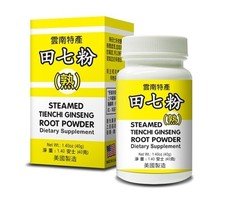 Steamed Tienchi Ginseng Root Powder Supplement Helps Circulation Made In USA