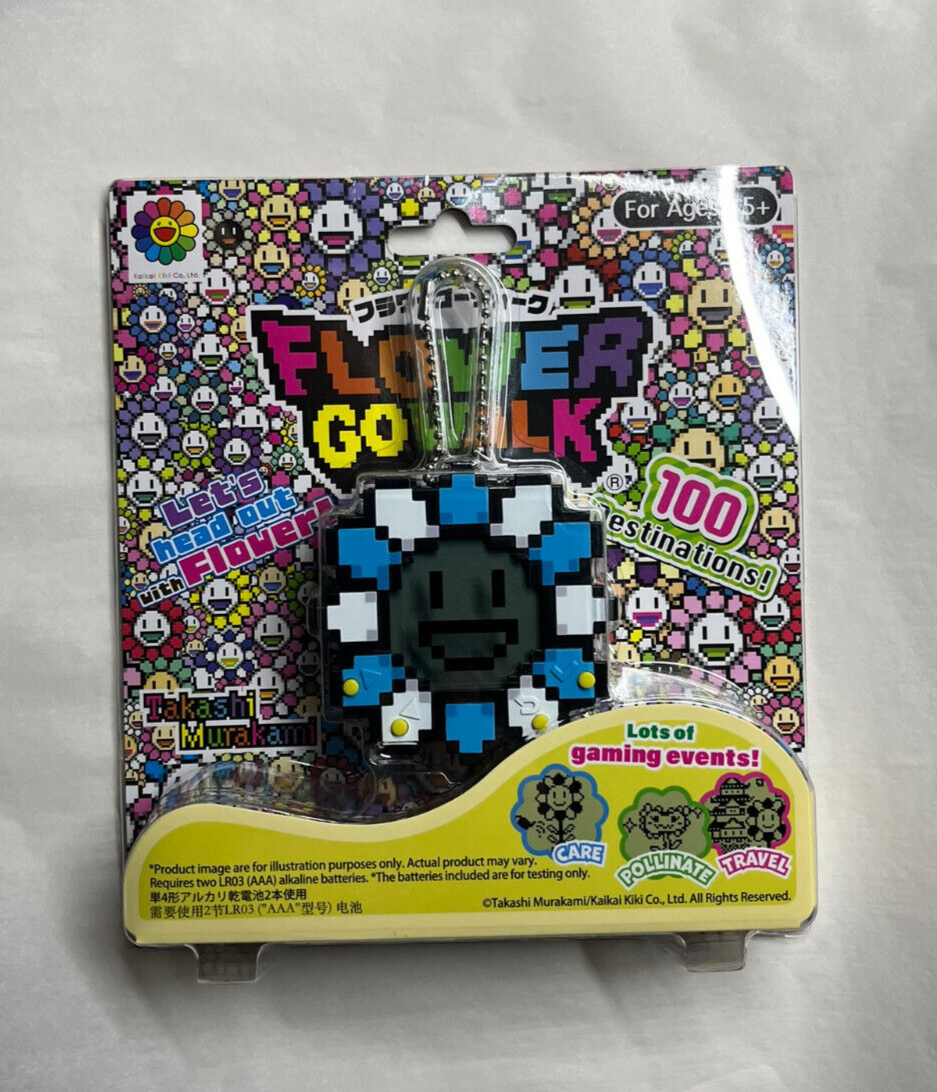 Takashi Murakami - Flower Go Walk - Virutal Pet Pedometer - Blue/White