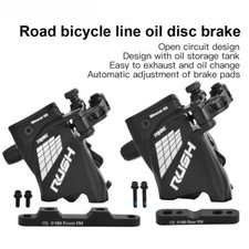 Scooter Road Bike Line Pulling Oil Pressure Calipers Hydraulic Disc Brake Set