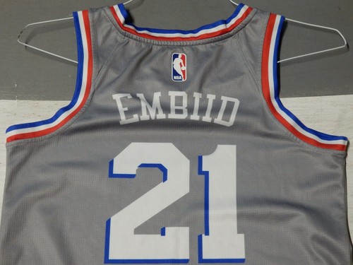 Joel Embiid Philadelphia 76ers All Star Nike Swingman Jersey Youth Large - Picture 4 of 4