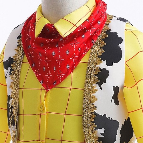 Boys 4 Pcs Toy Story Woody Costume Party Cosplay Set Halloween Book Week 1-7Yr - Picture 6 of 11