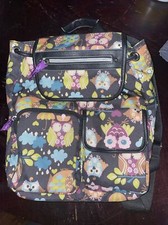Usado en excelente estado Lily Bloom ¡Qué grito! Mochila Maya Owl~ ECO FRIENDLY~ Colores Pastel