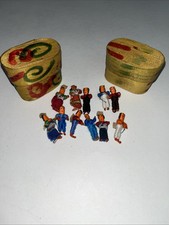 11 GUATEMALAN WORRY DOLLS Trouble Dolls With Two Boxes