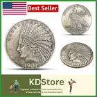 Antique Liberty Indian Head $10 Dollar Coin, Uncirculated Morgan Silver Dollar,