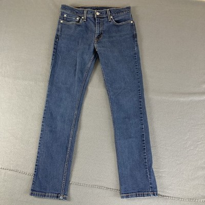 Levi s 511 Jeans Men s 32x32 (Fit32x30) Blue Slim Fit Stretch Denim Mid Rise