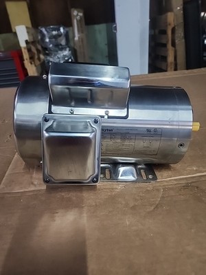 Dayton Capacitor-Start/Run Washdown Motor, 2 hp HP, 56HC Frame, 208-230V AC Volt