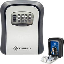 4-digit Combination Key Safe | Wall-mount Lock Box | Weatherproof & Heavy-duty |