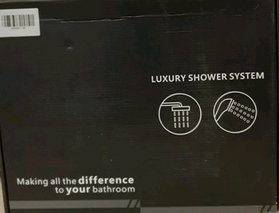 GRANDJOY Showers 10'' 2-Spray Dual Wall Mount 2.5 GPM Handheld Fixed Matte Black