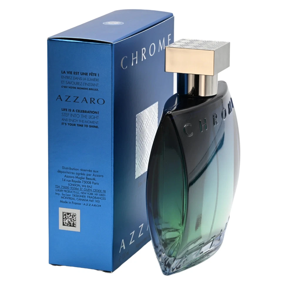 Cromo por Loris Azzaro colonia para hombre EDP 3,38 oz nuevo en caja Foto 4 de 4
