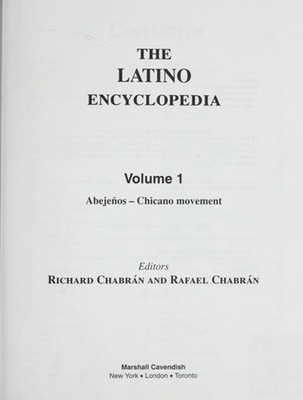 The Latino Encyclopedia Hardcover Lily Rose Tope