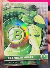 2026 Topps Bowman Chrome Baseball Franklin Arias UR Green 