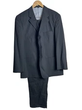 Wilke-Rodriguez Mens Black Suit Jacket & Pants Set Made In Vietnam