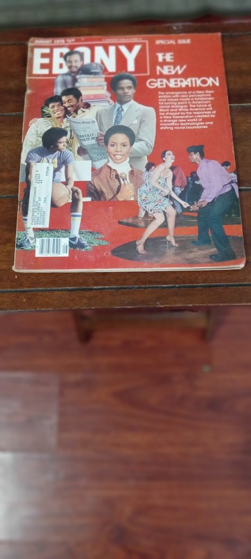 Vintage Ebony Magazine Special Issue August 1978 The New Generation