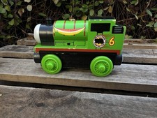 Thomas Friends Percy Wooden Railway Train Wood Engine Green Thomas The Tank