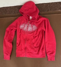 Y2K Victoria  s Secret Angel Rhinestone Wings Zip Up Hoodie - Women  s Medium