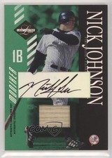 2003 Leaf Limited Monikers Bats 11/25 Nick Johnson #69 Auto 06bg