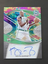 2020-21 Spectra Basketball Kevin Garnett Auto #/35 Celtics 