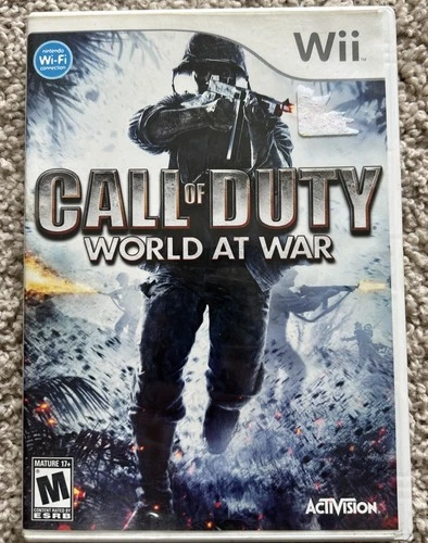 Call of Duty: World at War – Nintendo Wii – Tested Working – Complete FREE SHIP