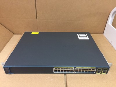 Cisco WS-C2960-24PC-L V05 Catalyst 2960 24 Port PoE-24 Switch w/Power Cord