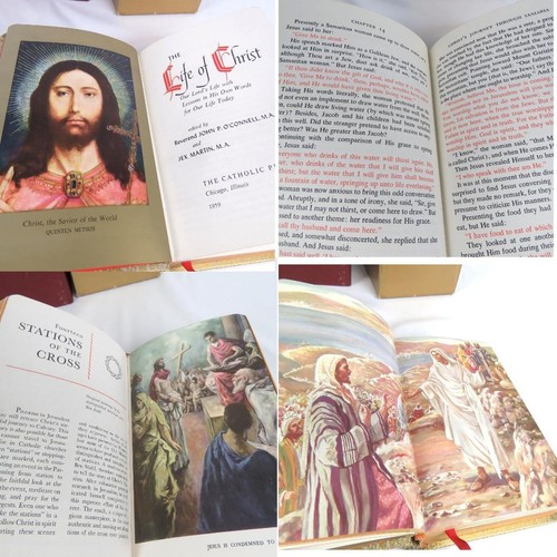 Catholic Missal Prayer Books Box Set 3 Library of Catholic Devotions Gilded Pgs. - Picture 19 of 20