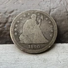 1890 ~ Seated Liberty Quarter ~ Original ~ Rare KEY Date ~ Very Low 80k minted!!