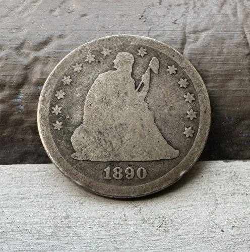 1890 ~ Seated Liberty Quarter ~ Original ~ Rare KEY Date ~ Very Low 80k minted!!