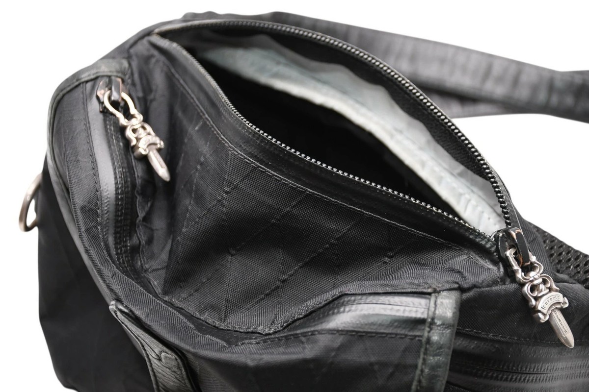 Chrome Hearts SNAT PACK #1 LRG NYLON Snat Pack Large Body Bag Blac