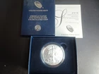 2016 W American Eagle One Ounce Silver Uncirculated Coin with COA & OGP