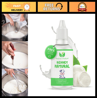 Liquid Animal Rennet 1.7 fl oz for Artisan Cheese Making | High Yield, Precise D