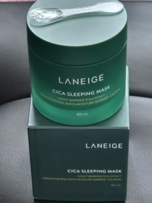 Laneige Cica Sleeping Beauty Mask - 2.3fl.oz With Spoon Overnight Treatment New