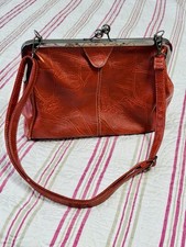 Vintage 1960 s Leather Clutch bag