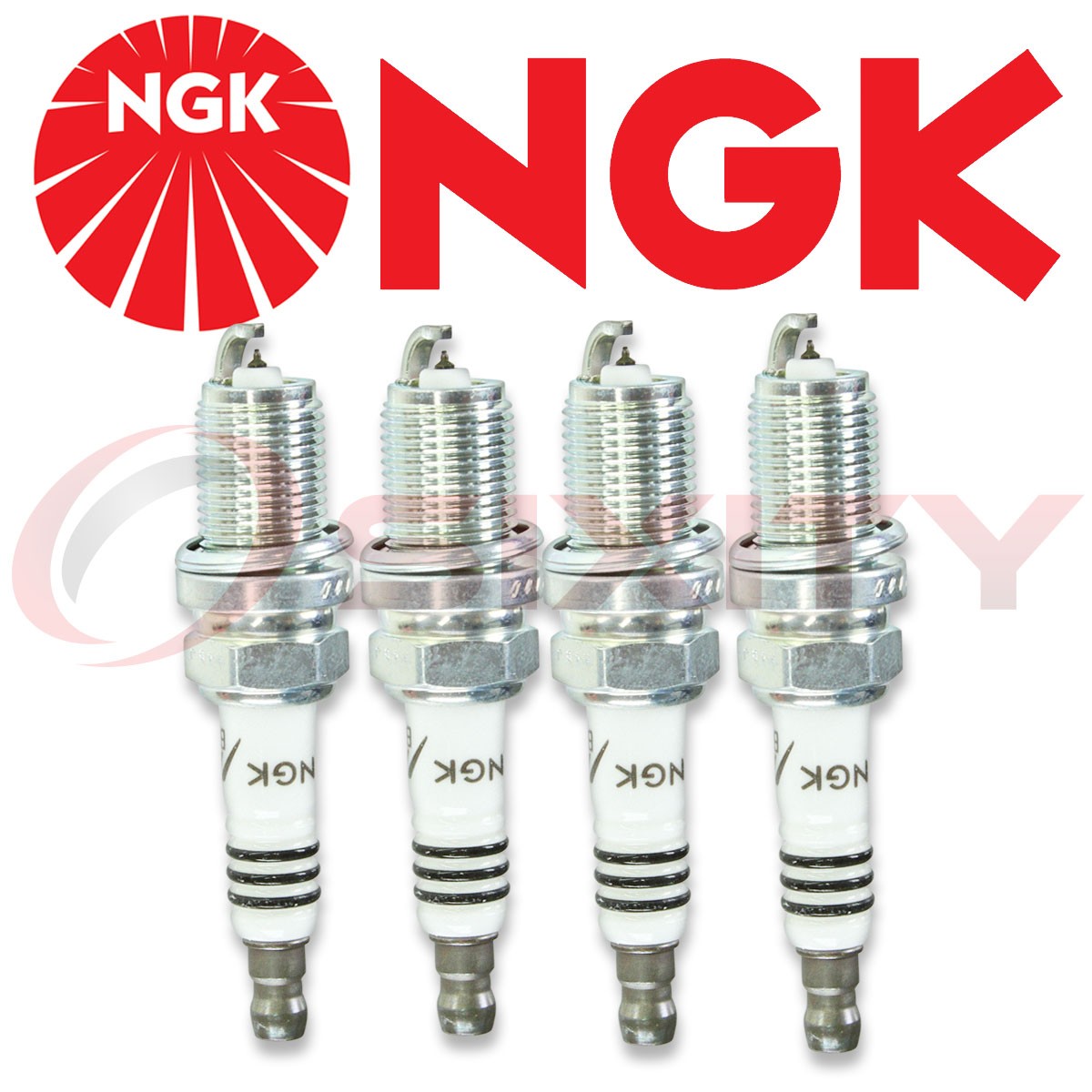 New NGK Iridium IX 5464 Set 4 Spark Plug Performance Power MPG Upgade