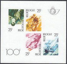 Belgium 1982- MNH stamps. Mi Block Nr.: 52. ONLY 1000 ISSUED.....(EB) AR-11741