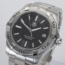 TAG Heuer Aquaracer WAP1110 Black Dial 40mm Quartz Men's Watch 2