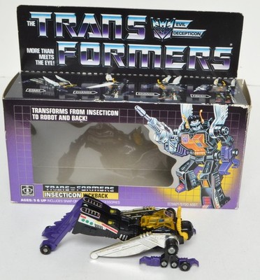 G1 TRANSFORMERS INSECTICON KICKBACK Hasbro with Box