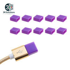 10pcs/Set USB Male Dust Cover Silicone Dust Cap Cover