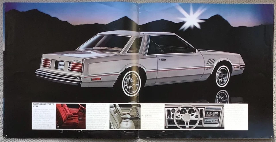 Брошюра по продажам автомобилей DODGE MIRADA LF США 1980 NO81-307-0013 8/79 (700 М) - Изображение 3 из 3