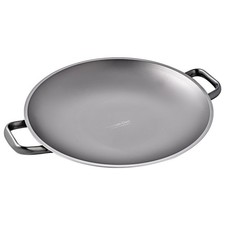 Cladin Real Titanium Camping Griddle 36cm IH Induction BBQ Pan Round Korea