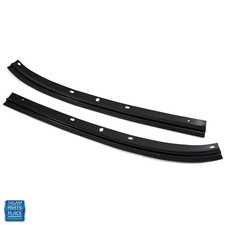 1967-69 Camaro Firebird Upr Windshield Headliner Trim Metal Mounting Strip Pr 1967-69 Camaro Firebird Upr Windshield Headliner Trim Metal Mounting Strip Pr