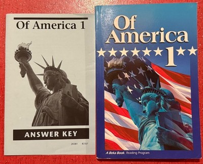Of America 1, 5th Grade A Beka Reading Program Homeschool Book Third Edition