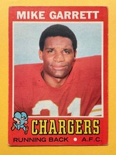 Mike Garrett 1971 Topps Football Card #119 -  Wearing Kansas City Chiefs Jersey