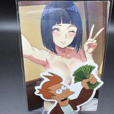 Hinata Hyuga Anime Waifu Card Doujin ACG Goddess Holo
