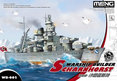 Meng-Model WB-002 -  Warship Builder-Scharnhorst(cartoonized model kit)- Neu