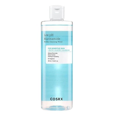 COSRX Niedriger pH-Wert Mizellenwasser Niacinamid-Reinigungswasser, 400 ml