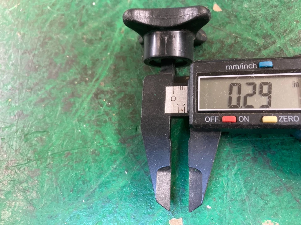 ONE (1) Powermatic 63 Table Saw Crank Handle Handwheel + Lock Knob Part 6285279 - Image 4 of 4