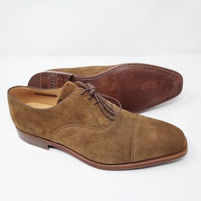 Heschung Edition Heritage Tilleul Cap-Toe Oxford Braun Veloursleder EU 43,5 UK 9