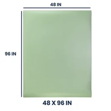 Pacific Arc 48x96 Green/Ivory Vinyl Board Cover Self Healing/Stain Resistant
