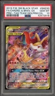 Pokemon Charizard & Braixen GX Tag Team Premium SM230 DAMAGED SLAB PSA 10