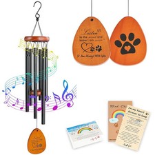 Pet Memorial Gifts for Loss of Dogs and Cats, Memorial Wind Chimes, Sympathy ...